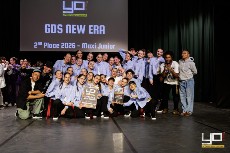 Crew GDS New Era, 2° posto categoria Maxi Junior, sul palco