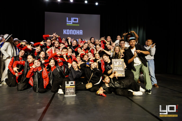 Crew Konoha, 3° posto categoria Maxi Junior, sul palco