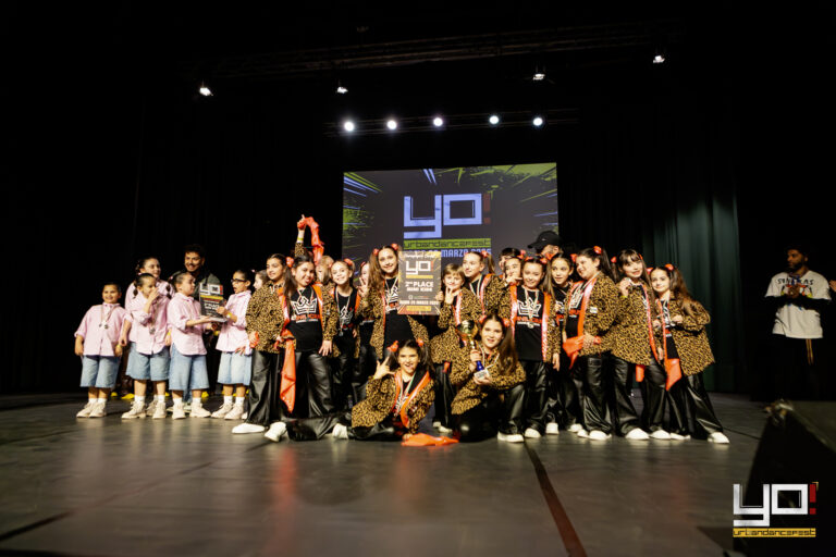 Crew sul palco, 2° posto (a pari merito tra Minilicius e Princess Himera) categoria Mini Kids