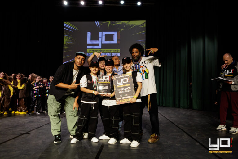 Crew Pitboys, 3° posto categoria Mini Kids, sul palco