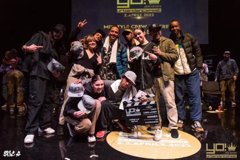 YO! Urban Dance Fest 2022, 1° posto Battle Crew vs Crew: STADD Crew premiati sul palco (Cinecittà World)