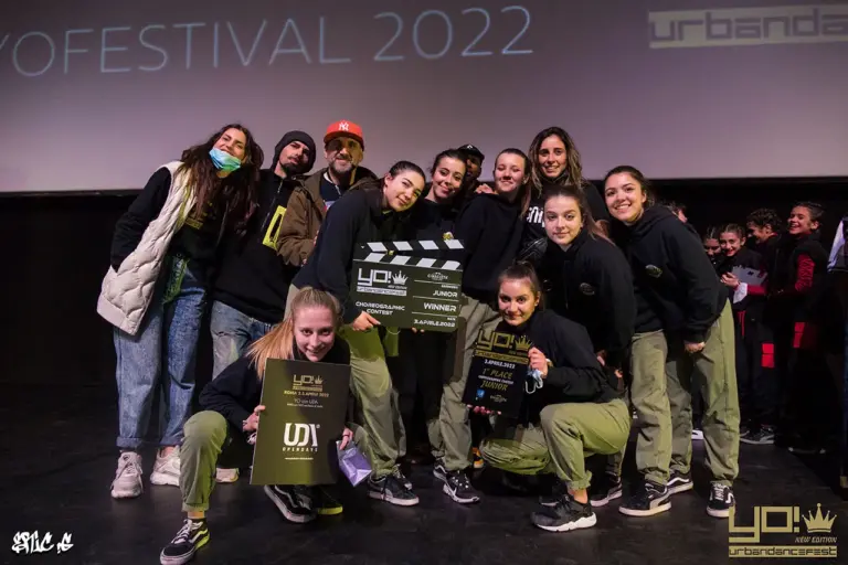 YO! Urban Dance Fest 2022, 1° posto Junior: Sister Up Crew premiati sul palco (Cinecittà World)