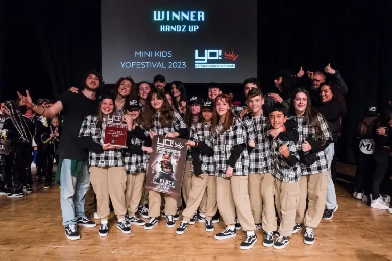 YO! Urban Dance Fest 2023, 1° posto Kids: Handz Up premiati sul palco (Auditorium del Massimo)