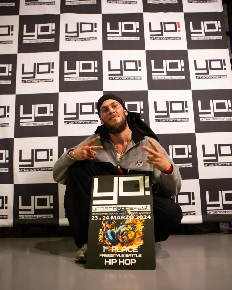 YO! Urban Dance Fest 2024, 1° posto Battle Hip Hop: Lil Charlz premiati sul palco (Auditorium del Massimo)