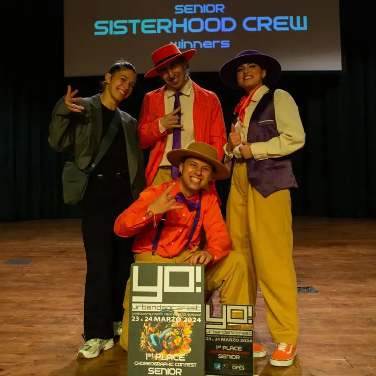 YO! Urban Dance Fest 2024, 1° posto Senior: Sisterhood Crew premiati sul palco (Auditorium del Massimo)