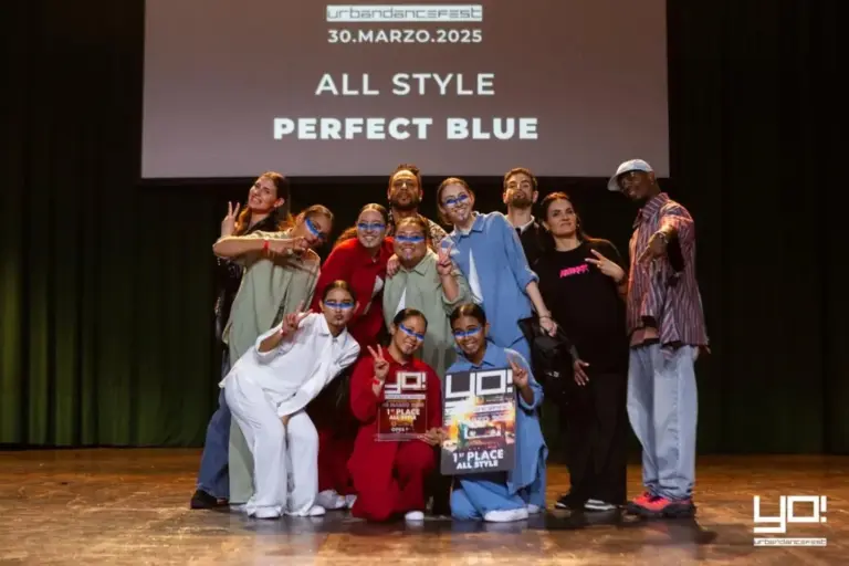 YO! Urban Dance Fest 2025, 1° posto All Style: Perfect Blue premiati sul palco (Auditorium del Massimo)