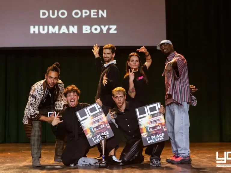 YO! Urban Dance Fest 2025, 1° posto Duo Open: Human Boyz premiati sul palco (Auditorium del Massimo)
