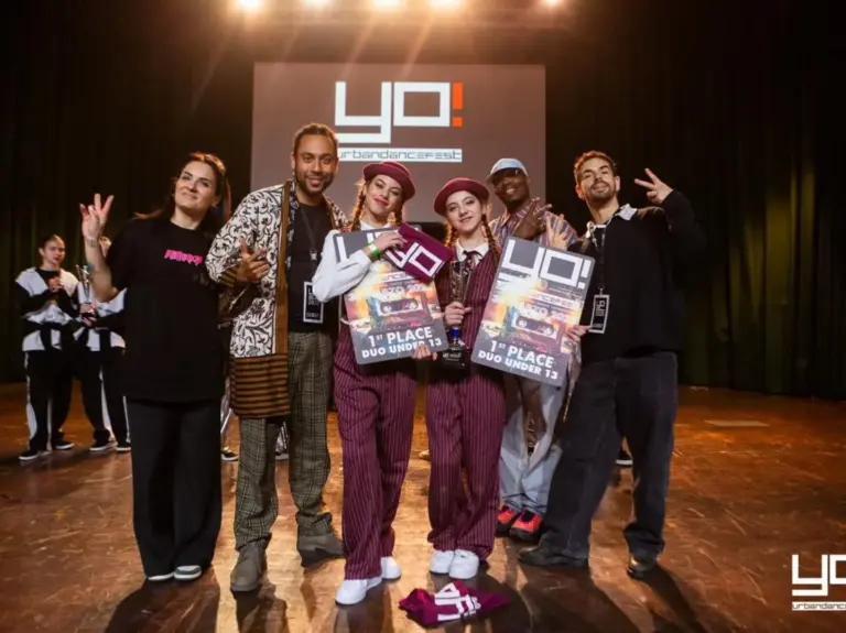YO! Urban Dance Fest 2025, 1° posto Duo Under 13: Lill' Booms premiati sul palco (Auditorium del Massimo)