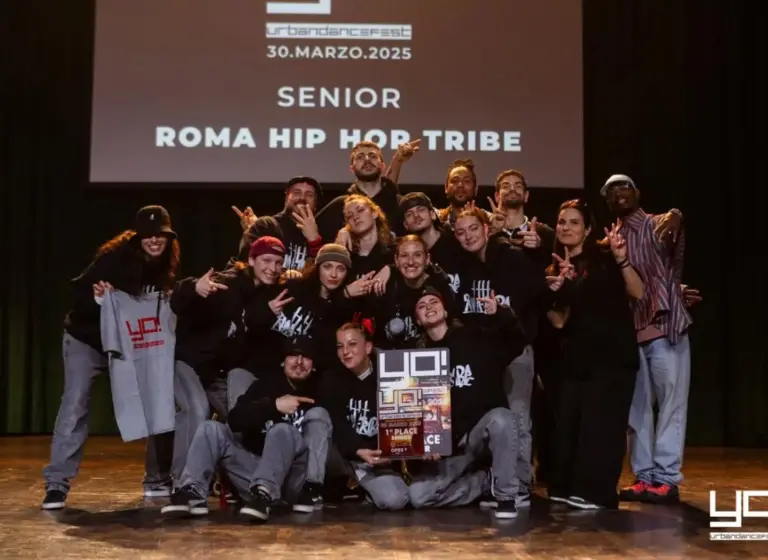 YO! Urban Dance Fest 2025, 1° posto Senior: Roma Hip Hop Tribe premiati sul palco (Auditorium del Massimo)