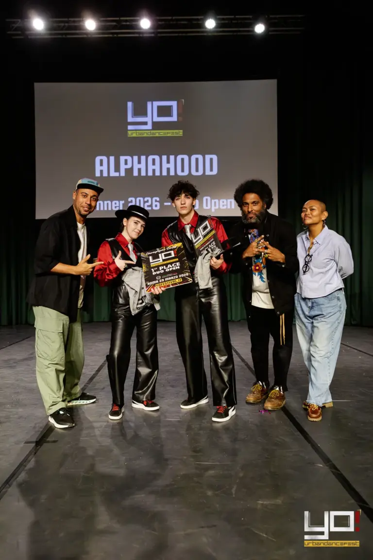 YO! Urban Dance Fest 2026, 1° posto Duo Open: Alphahood premiati sul palco (Auditorium del Massimo)