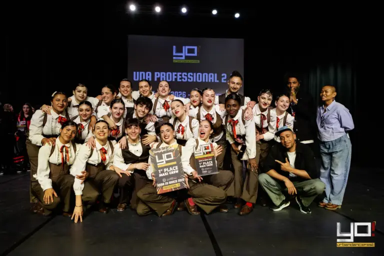 YO! Urban Dance Fest 2026, 1° posto Maxi Crew: UDA Professional 2.10 premiati sul palco (Auditorium del Massimo)