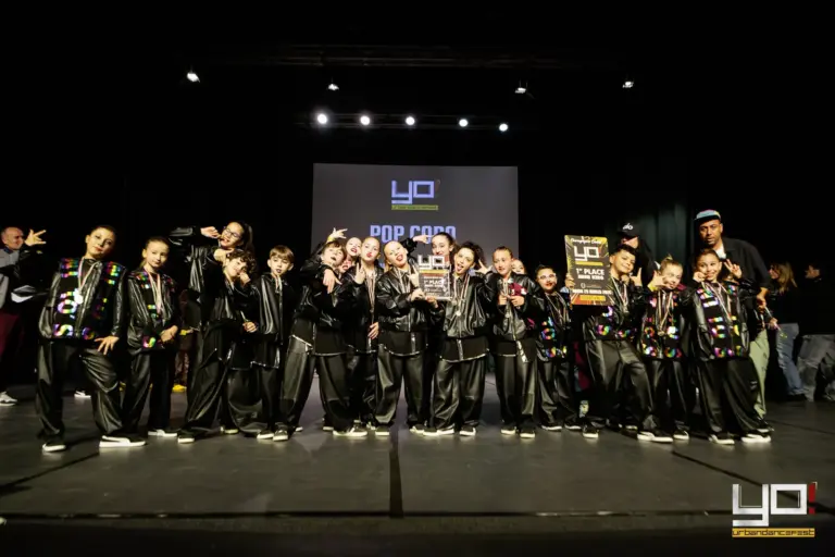 YO! Urban Dance Fest 2026, 1° posto Mini Kids: Pop Corn premiati sul palco (Auditorium del Massimo)